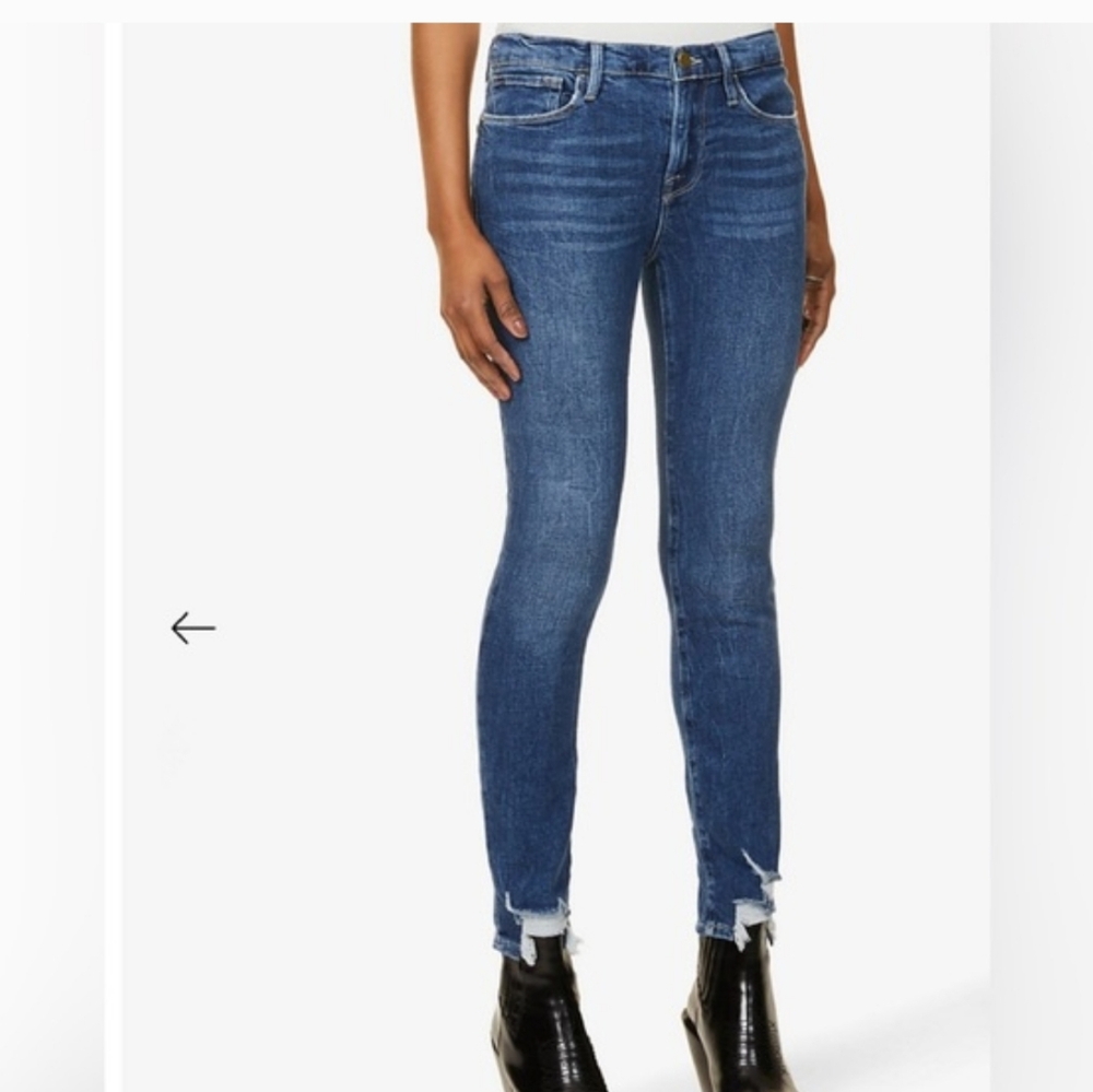 FRAME Le Skinny de Jeanne Skinny Jean in Van Ness Chew SZ 30